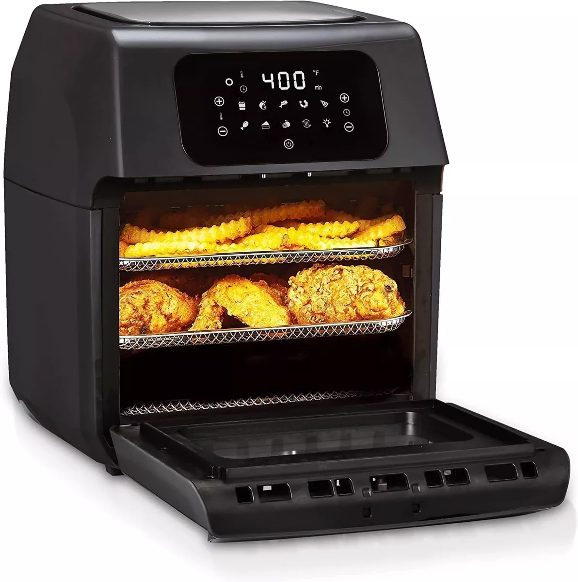 Large air fryer oven with rotisserie deals
