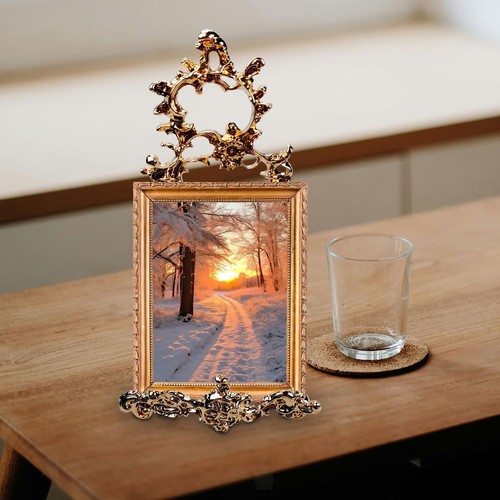 SUPPORT DE CADRE Photo Chevalet Bureau Présentoirs Étagère À Livres