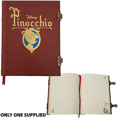 Disney Store Pinocchio Replica Journal Hard Back Large Lined Note Book Foiled Ebay