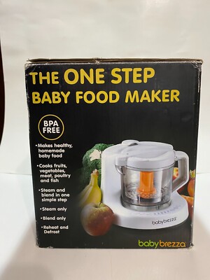 Baby Brezza One Step Baby Food Maker White/Grey for sale