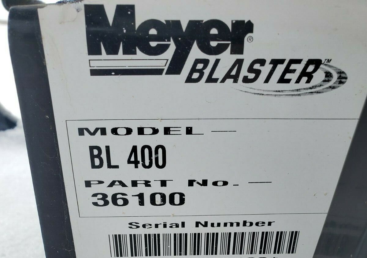 MEYER BASE LINE TAILGATE SANDER BL400. NEW, OUT OF BOX. NO SHIPPING