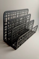 Square Cut-Metal Letter Sorter, 5-1/4"H x 7-1/2"W x 3-1/4"D, Gray