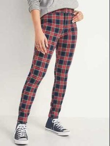 old navy plaid pants