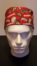 Ohio State Buckeyes Reversible Surgical Scrub Cap, Doctor, Nurse, Kitchen