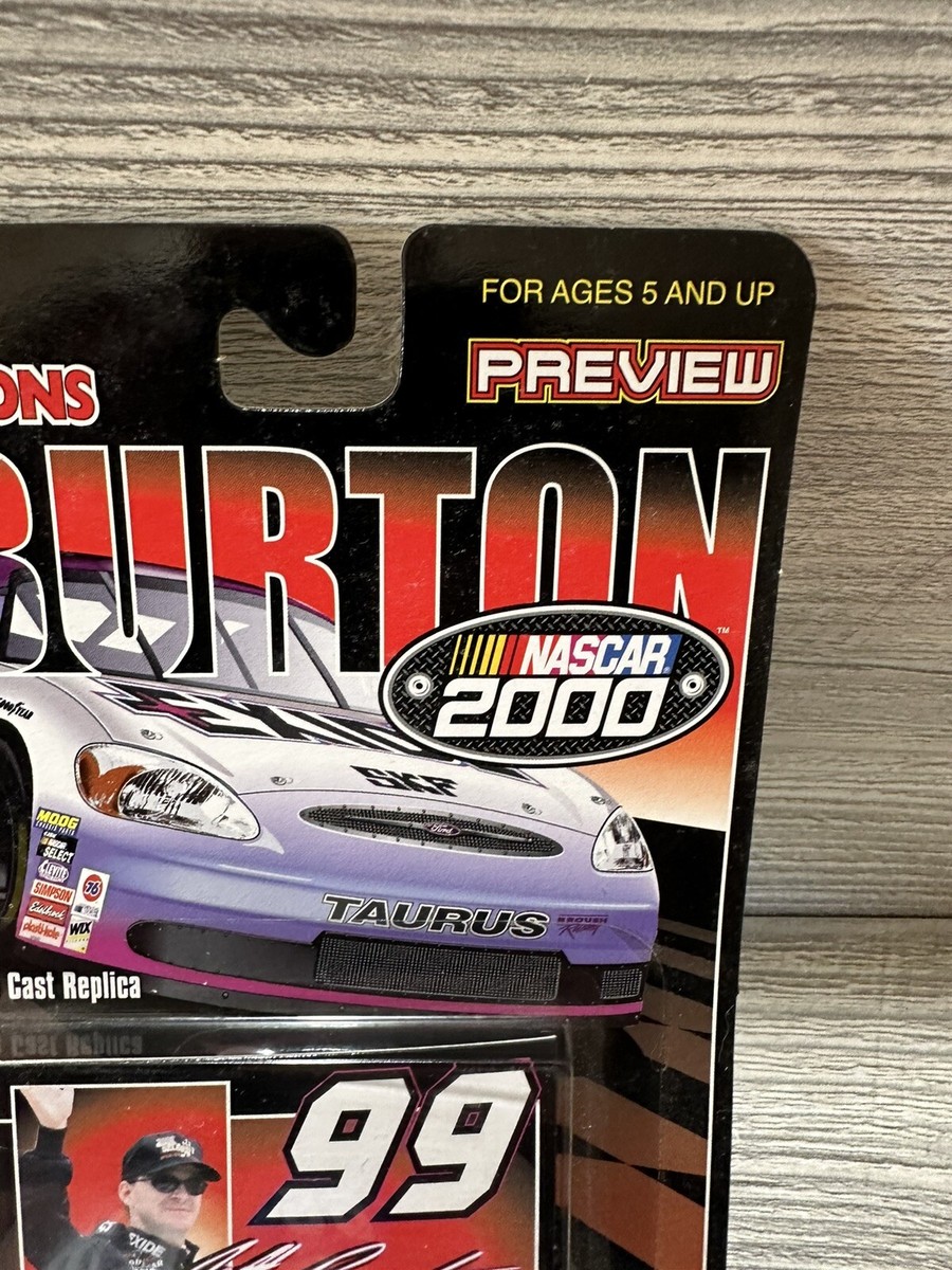 NASCAR 2000 Racing Champions 1/64 Diecast on Card Jeff Burton