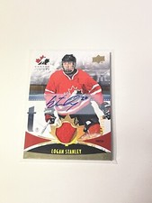 2016 Upper Deck Team Canada Patch Auto #127 Logan Stanley  /199  **030954