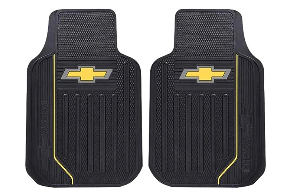 Alfombrillas traseras delanteras de goma para Chevrolet Weatherpro ajuste universal para auto camioneta 4 piezas Foto 2 de 4
