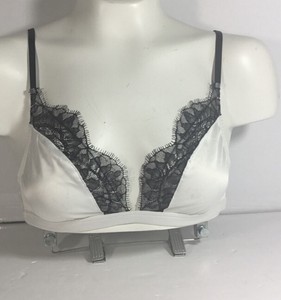 satin black bralette