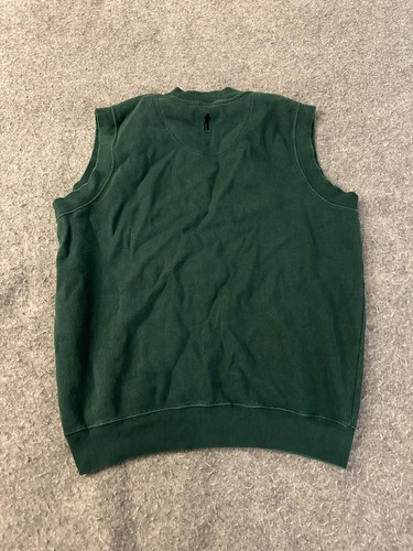 Payne Stewart Vest Golf Large Green V Neck Sleeveless Pullover - Picture 10 of 10