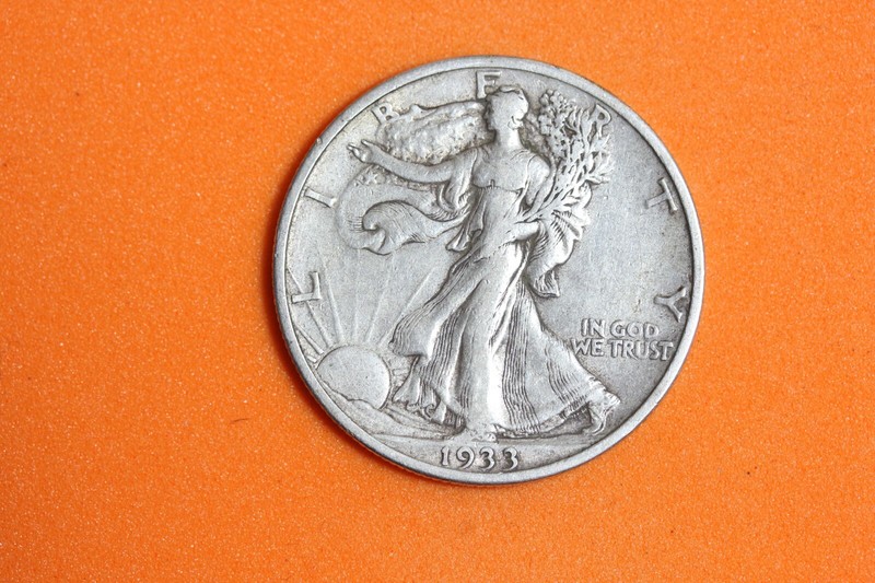 Estate Find 1933 - S Walking Liberty Half Dollar!!  #K23185