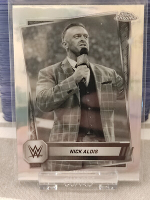 Nick Aldis Sepia Refractor | Topps Chrome WWE 2025