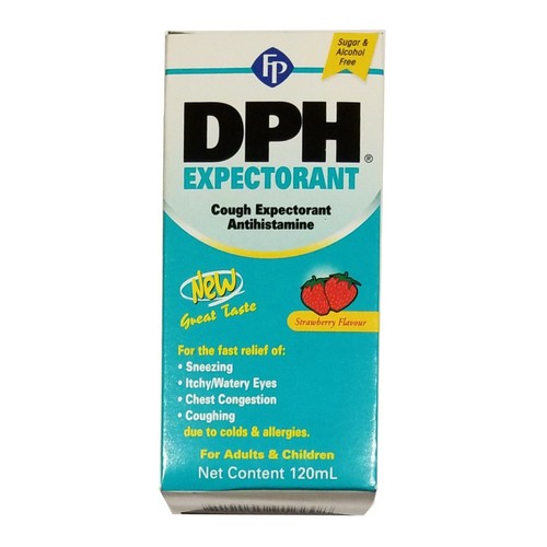 DPH Expectorant Cough Syrup and Antihistamine 120 ml or 4 oz eBay