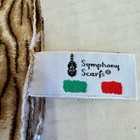 Vintage Symphony Scarf Handkerchief Snake Tiger Animal Print Made In Italy — photo 4