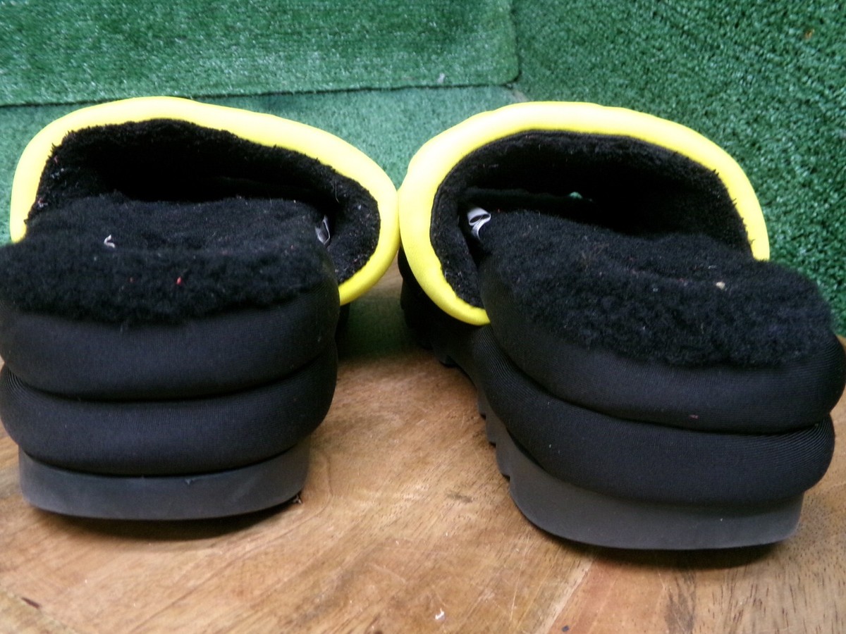NIB UGG UNISEX Graphic Maxi Slide in Canary/BLACK-YELLOW/MENS 10-WOMENS 12 UGG Women main image 2