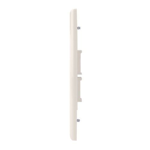 Construct Pro 4-Port Keystone Wall Plate with Screwless Face (Light Almond) - Picture 2 of 5