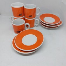 1 TAZZINA CAFFÈ HAG CON PIATTINO CUP TAZZA COFFEE BAR ESPRESSO VINTAGE LEGGI
