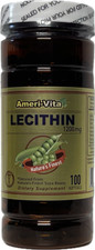 Lecithin 1200mg 100 Soft gels Derived Nature's Finest Soya Beans New Made in USA