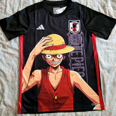 【新品未使用】 audire  jersey one piece Rare Japan Soccer Jersey One Piece Mugiwara Luffy Anime Edition S