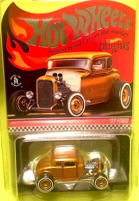 Hot Wheels Wheel Collectors Club 32' Ford Gold Car | eBay