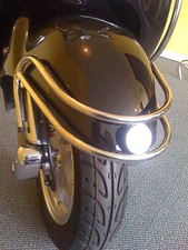 Roller Sturzbügel Vorderrad Schutzbügel Retroroller Motorroller Scooter ZNEN