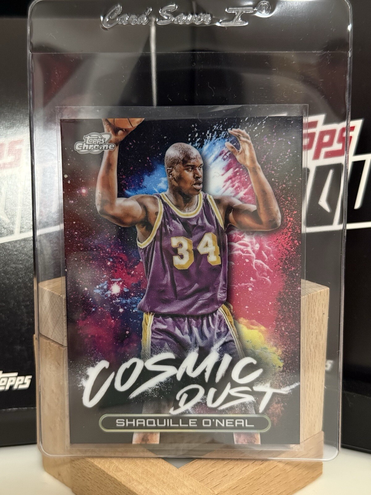 2023-24 Topps Cosmic Chrome Basketball Shaquille O’Neal Cosmic Dust SSP #CD-6