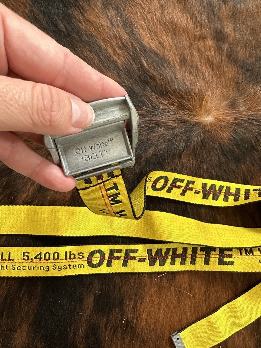 OFF-WHITE c/o Virgil Abloh 2021 Industrial Waist Belt OFF-WHITE c/o Virgil Abloh 2021 Industrial Waist Belt OS | eBay main image 4