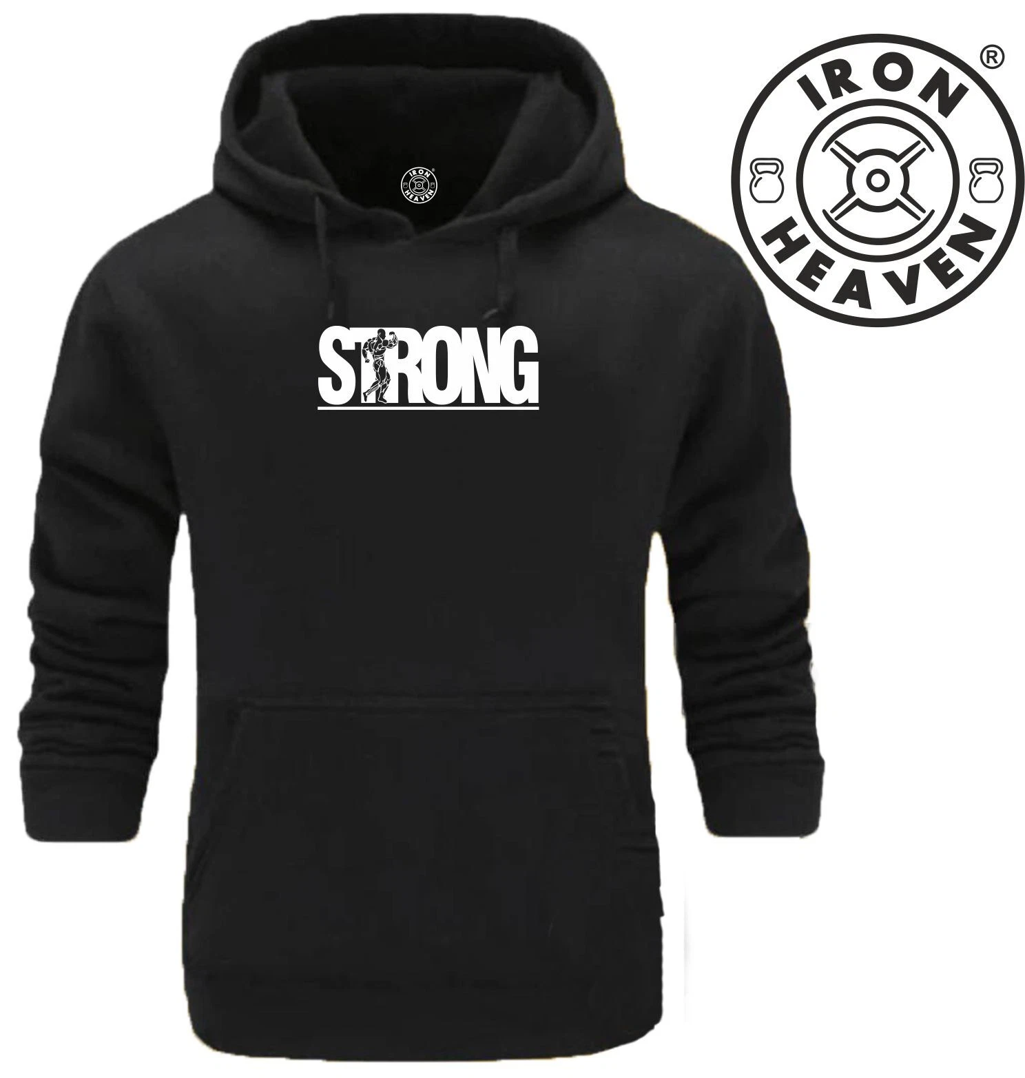 VETEMENTS Felpa con cappuccio robusta palestra abbigliamento bodybuilding muscoli allenamento boxe top MMA