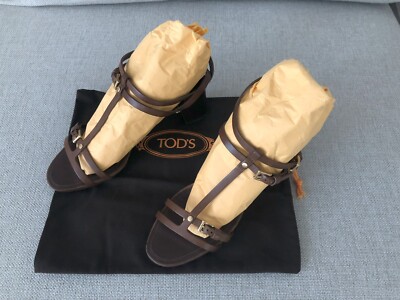 Tod's women Sandalo Plateau Gomma EU size 38.5 -Brand New -