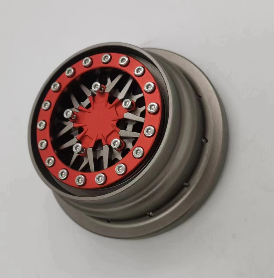 E-VIRATRUE Aluminum Wheel For ARRMA MOJAVE 6S/FIRETEAM 1/7&SENTON 1/10 1pcs - Image 2 of 2