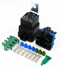 Delphi  Weather-proof 280 Medium Current Sealed Relay n Socket Kit SPDT 30 AMP