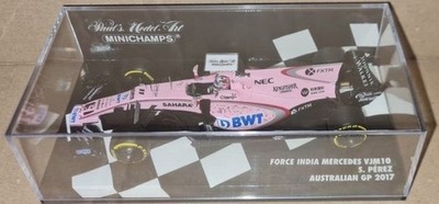 Sergio PEREZ  Force India VJM 10 Australian GP 2017 Minichamps 1:43 OVP