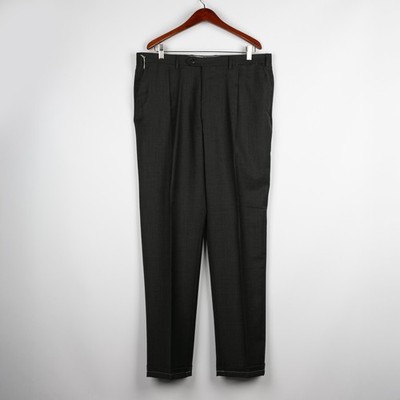 NWT $1175 BRIONI Moena Pure Wool Pants Gray 44US/54IT