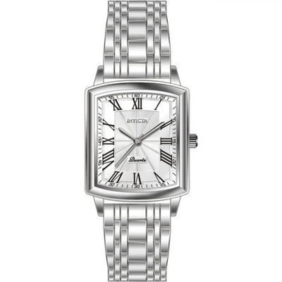 Invicta 69160 Silver Tone Rectangular Roman Numeral Quartz Dress Watch New Amazon.com: ROCOSJEWE Fashion Rectangle Women main image 2