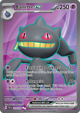 Banette ex 229/198 Ultra Rare Scarlet & Violet Pokemon Holo Lightly Played