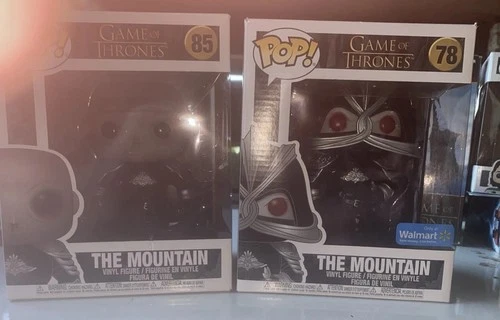 Funko POP! Game of Thrones 6” IN. The Mountain #85 N Walmart Exclusive Lot/2