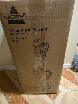 BISSELL CleanView Rewind Upright Bagless Corded Vacuum 3534