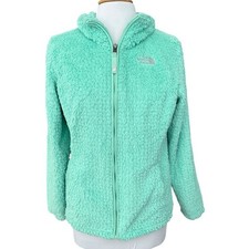 The North Face Laurel Fleece Full Zip Jacket Mint Green Youth Kids Girl  s XL 18