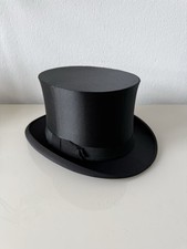 Antiker Zylinder Hut Chapeau Claque Top Hat Gr 59,5 Top Zustand Tremel Wie Neu!!