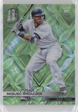 2018 Panini Chronicles Spectra Neon Green Prizm 35/49 Miguel Andujar #100 r1i