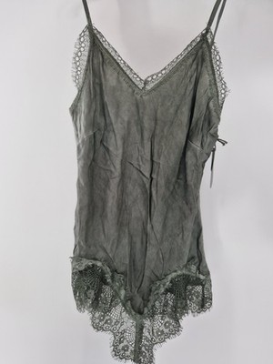 Top, Gr. 36/38, grün von Lindsay Moda Italy, neu