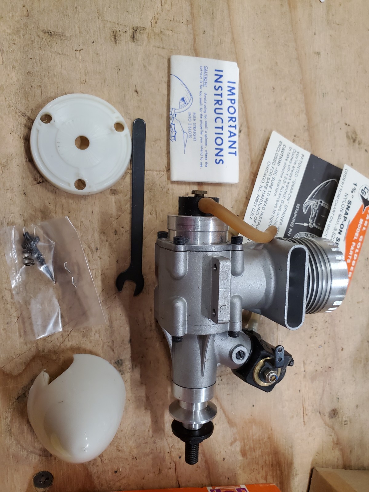 K&B #8360 Pumper engine - k&b 40 Front Rotor Torpedo W/perry Pump And Carb NOS