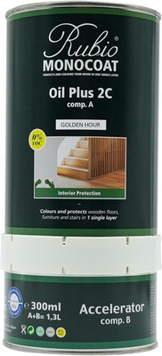 Eco-Friendly Quick-Dry Golden Hour Wood Stain & Finish - 1.3L
