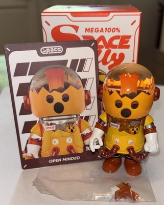 POP MART  Authentic MEGA SPACE MOLLY 100% Emoji Series Figure [ OPEN MINDED ]