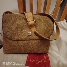 Borsa Borbonese media vintage poliestere tracolla corda ottima