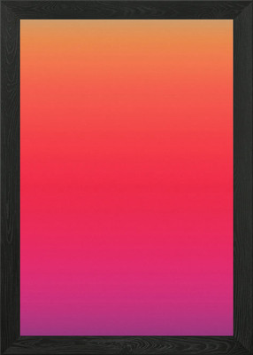 Gradient Background: Orange, Red, a Framed Wall Art Poster Canvas Print Picture