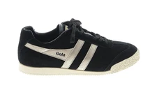 Gola Harrier Mirror Womens Classic Sneakers in Black Gold - Sz 10