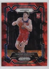 2023-24 Panini Prizm Red Ice Prizm Tristan Vukcevic #126 17yz