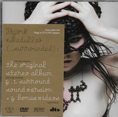 Bjork - Medulla Surrounded Dual Disc CD DVD Pop Abstract Downtempo NEW SEALED