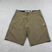 Hurley Shorts Mens 32 Brown All Terrain Hybrid Stretch Walk Chino Outdoor Casual