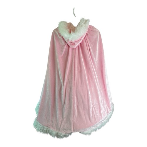 Costume Principessa Rosa Deluxe Bambina Taglia 5/6 con Mantello - Gioco da Sogno Dress-Up - Foto 5 di 9